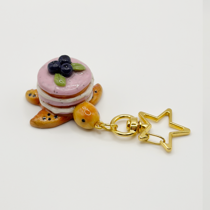 Blueberry Victoria Turtle Keychain