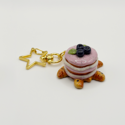 Blueberry Victoria Turtle Keychain