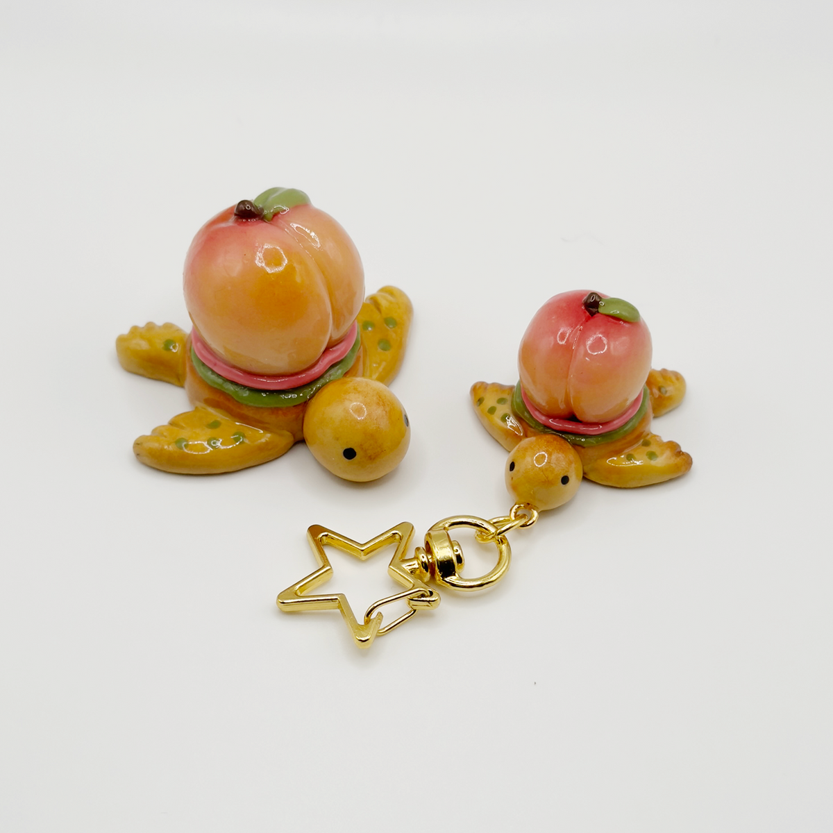 Peach-tachio Mousse Turtle Desk Buddy