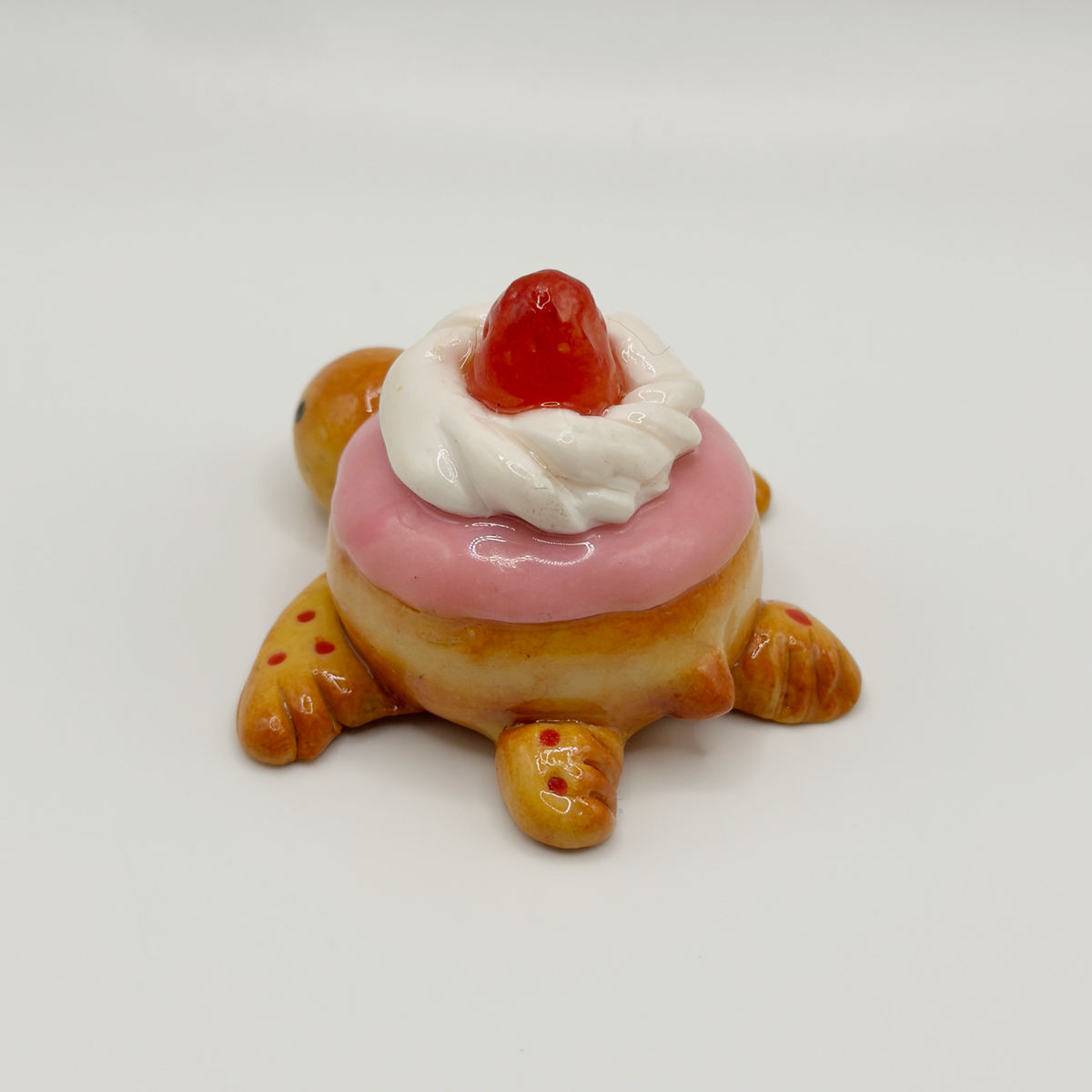 Strawberry Doughnut Turtle Desk Buddy